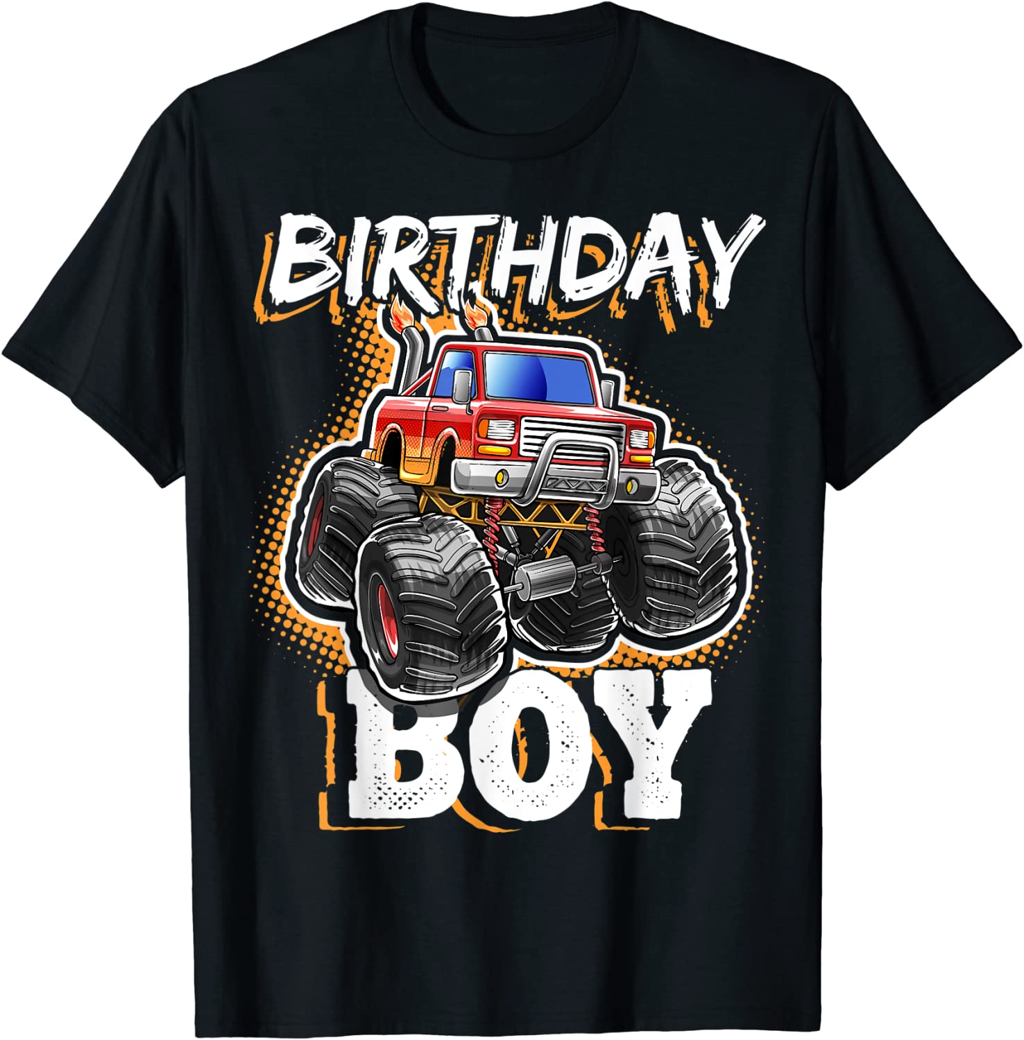 Birthday Boy Monster Truck Birthday Party Gift for Boys