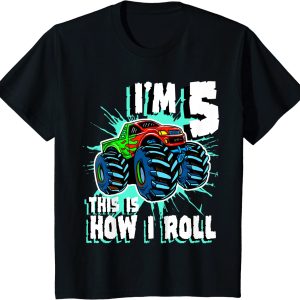 Kids 5 Year Old Boy Monster Truck Birthday Party 5th Bo