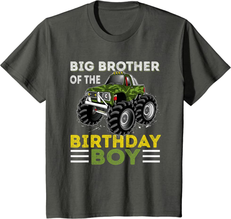 Big Brother of the Birthday Boy Monster Truck Birthday