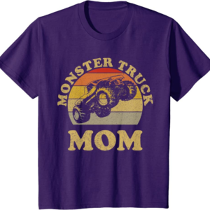 Monster Truck Mom Retro Vintage Monster Truck Shirt T-S