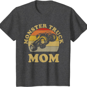 Monster Truck Mom Retro Vintage Monster Truck Shirt T-S