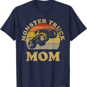 Monster Truck Mom Retro Vintage Monster Truck Shirt T-S