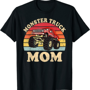 Monster Truck Mom Vintage Monster Truck Retro T-Shirt