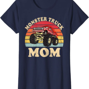 Monster Truck Mom Vintage Monster Truck Retro T-Shirt