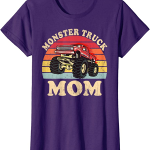 Monster Truck Mom Vintage Monster Truck Retro T-Shirt