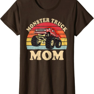 Monster Truck Mom Vintage Monster Truck Retro T-Shirt