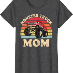 Monster Truck Mom Vintage Monster Truck Retro T-Shirt