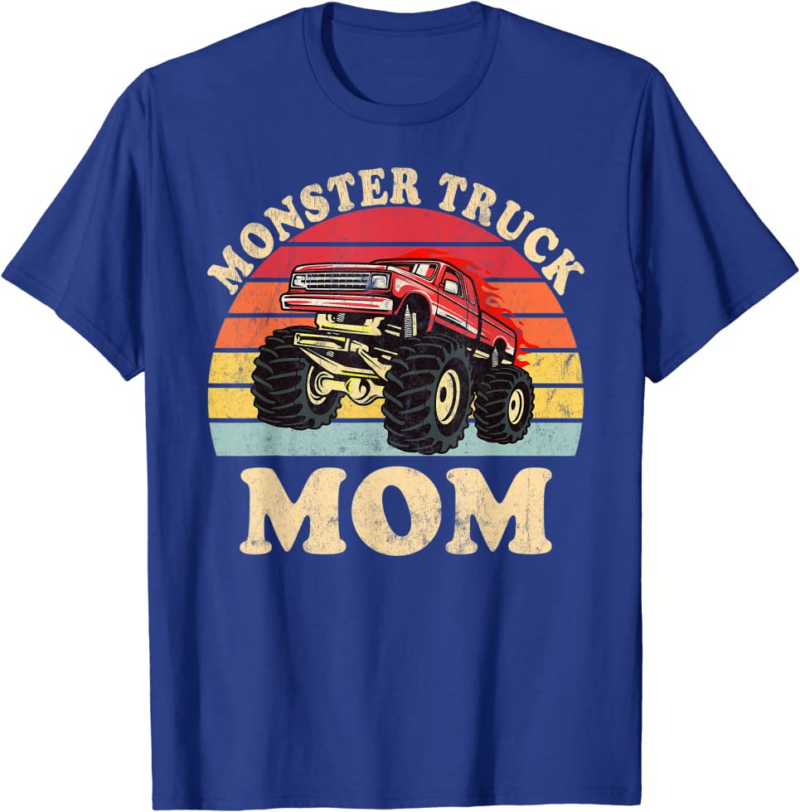 Monster Truck Mom Vintage Monster Truck Retro T-Shirt