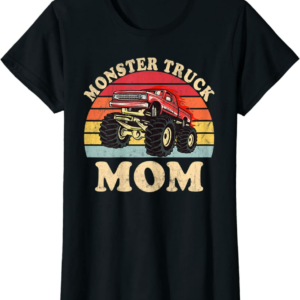 Monster Truck Mom Vintage Monster Truck Retro T-Shirt