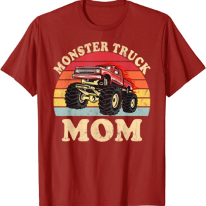 Monster Truck Mom Vintage Monster Truck Retro T-Shirt