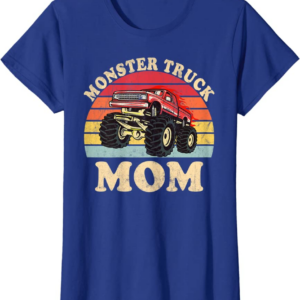 Monster Truck Mom Vintage Monster Truck Retro T-Shirt