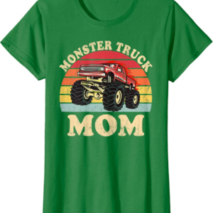Monster Truck Mom Vintage Monster Truck Retro T-Shirt
