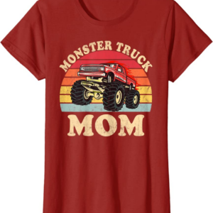 Monster Truck Mom Vintage Monster Truck Retro T-Shirt