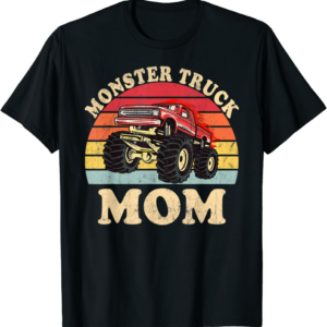 Monster Truck Mom Vintage Monster Truck Retro T-Shirt