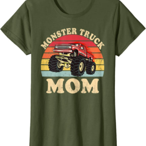 Monster Truck Mom Vintage Monster Truck Retro T-Shirt