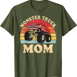 Monster Truck Mom Vintage Monster Truck Retro T-Shirt