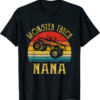 Monster Truck Nana Retro Vintage Monster Truck T-Shirt