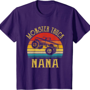 Monster Truck Nana Retro Vintage Monster Truck T-Shirt