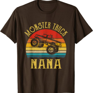 Monster Truck Nana Retro Vintage Monster Truck T-Shirt