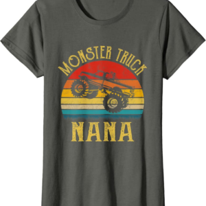 Monster Truck Nana Retro Vintage Monster Truck T-Shirt