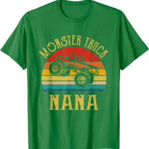 Monster Truck Nana Retro Vintage Monster Truck T-Shirt