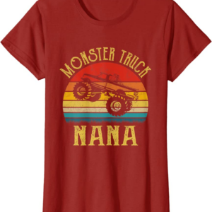 Monster Truck Nana Retro Vintage Monster Truck T-Shirt