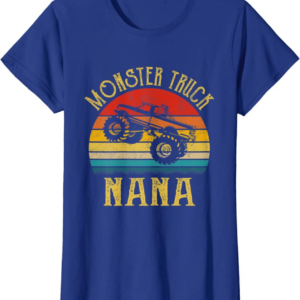 Monster Truck Nana Retro Vintage Monster Truck T-Shirt