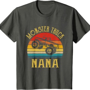 Monster Truck Nana Retro Vintage Monster Truck T-Shirt