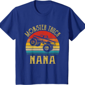 Monster Truck Nana Retro Vintage Monster Truck T-Shirt