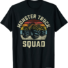 Monster Truck Squad Vintage Retro Style Matching Friend