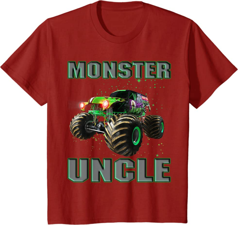 Monster Truck Uncle Monster Truck Are My Jam Truck Love