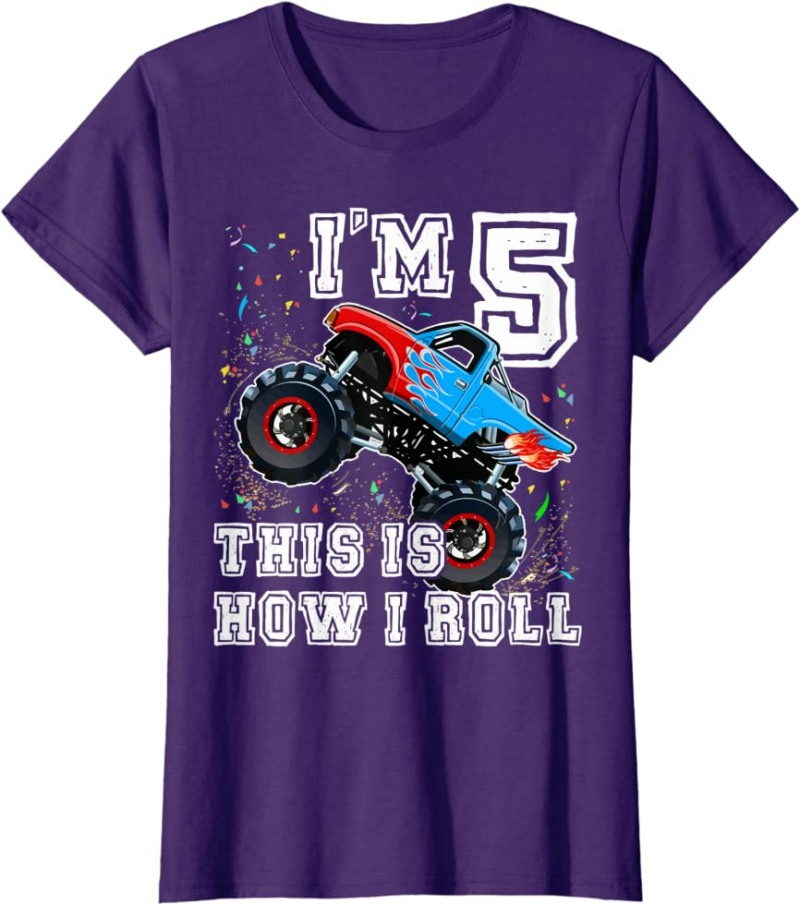 Monster Trucks 5th Birthday Party 5 Years Old Birthday