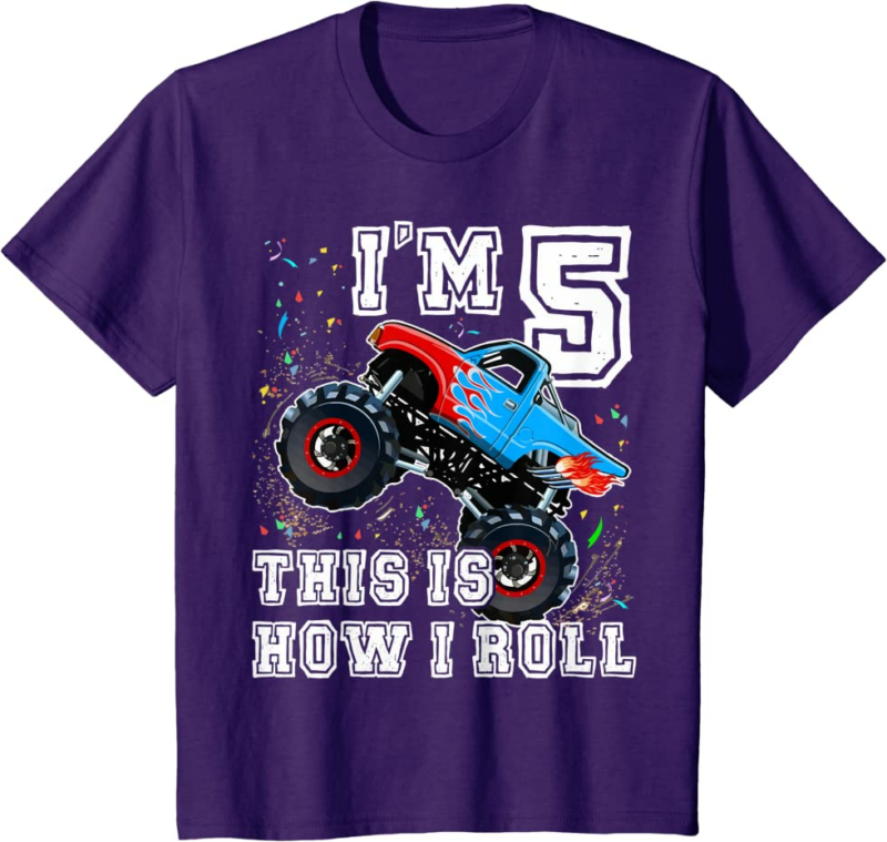 Monster Trucks 5th Birthday Party 5 Years Old Birthday