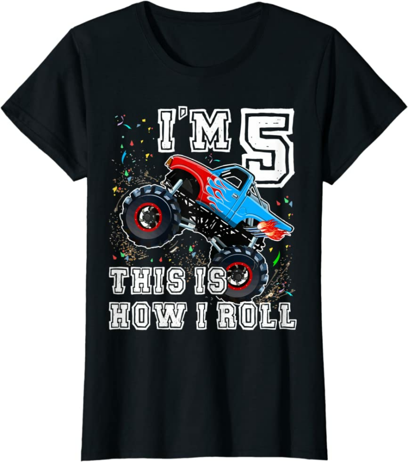 Monster Trucks 5th Birthday Party 5 Years Old Birthday