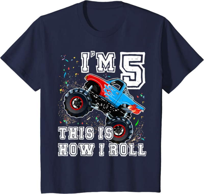 Monster Trucks 5th Birthday Party 5 Years Old Birthday