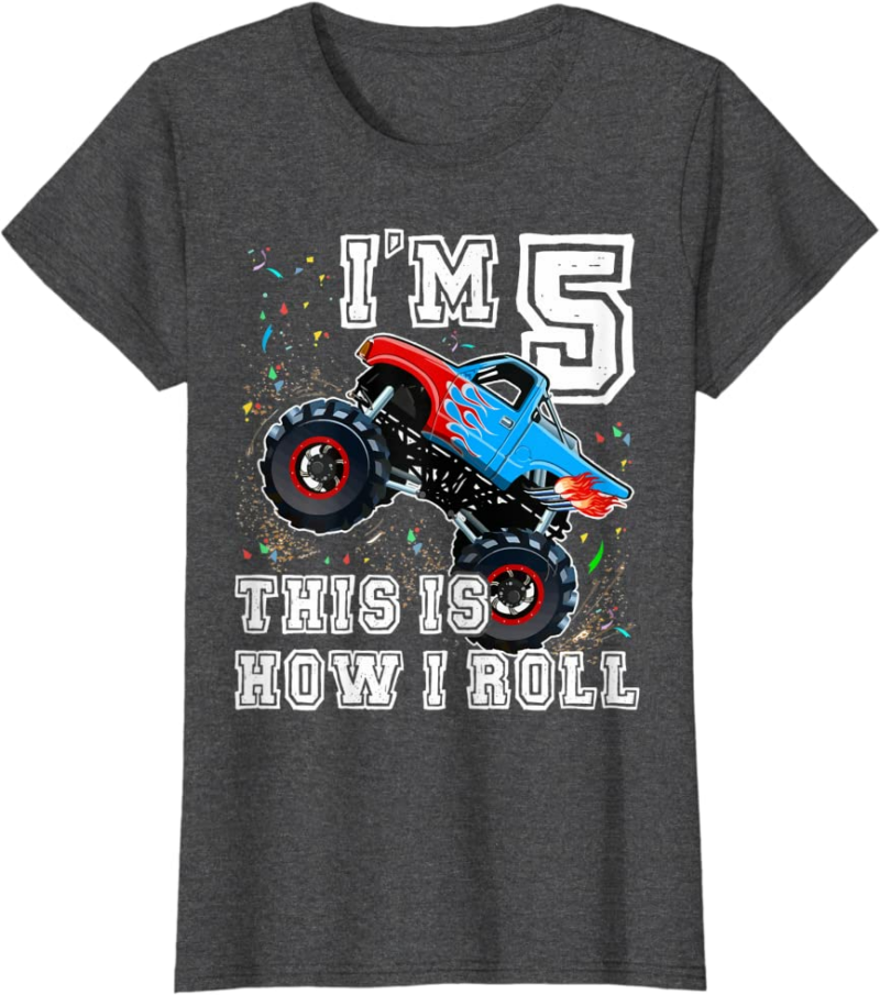 Monster Trucks 5th Birthday Party 5 Years Old Birthday
