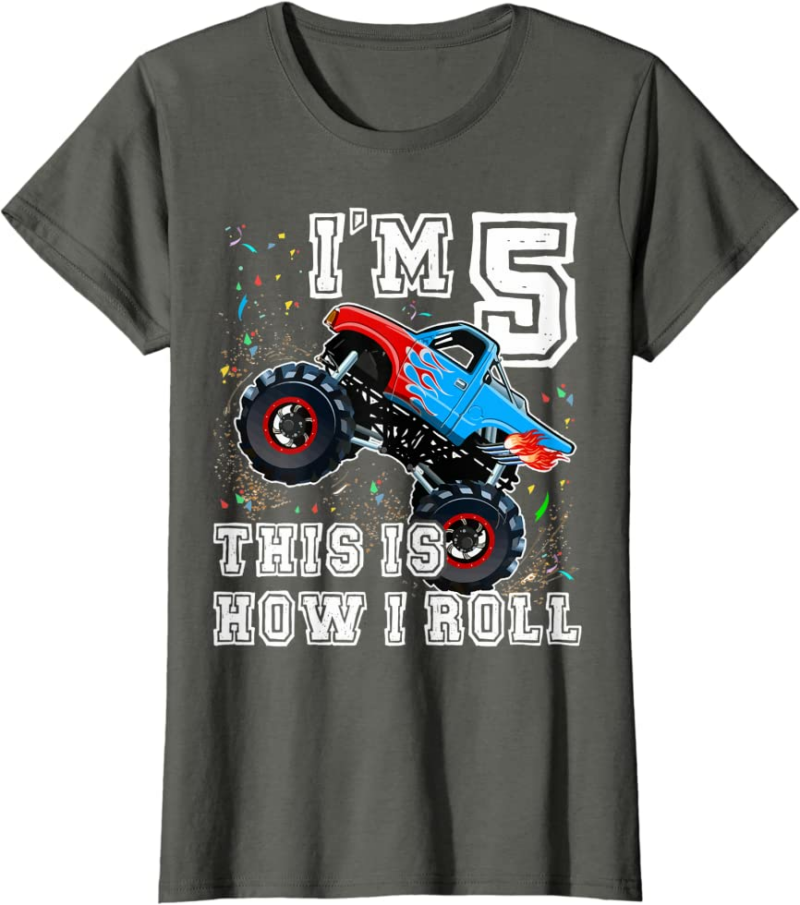 Monster Trucks 5th Birthday Party 5 Years Old Birthday
