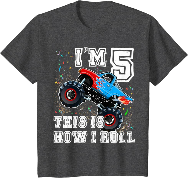 Monster Trucks 5th Birthday Party 5 Years Old Birthday