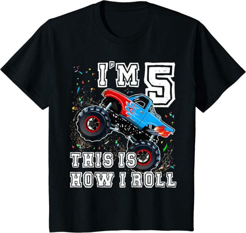 Monster Trucks 5th Birthday Party 5 Years Old Birthday