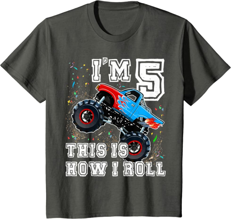 Monster Trucks 5th Birthday Party 5 Years Old Birthday