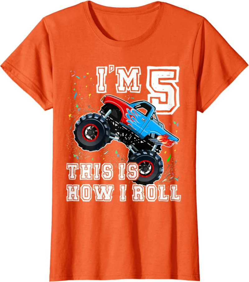 Monster Trucks 5th Birthday Party 5 Years Old Birthday