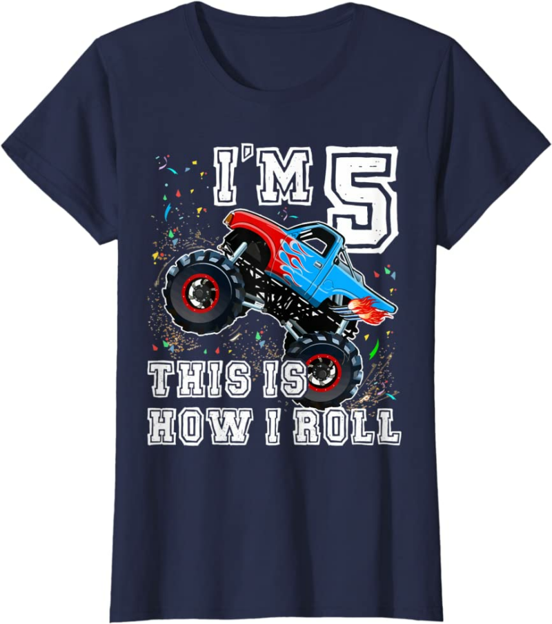 Monster Trucks 5th Birthday Party 5 Years Old Birthday