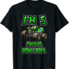 Monster Trucks Are My Jam - 5th Birthday Boy - 5 years 