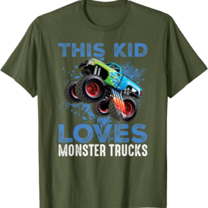 Monster Trucks Are My Jam For Boy T-Shirt