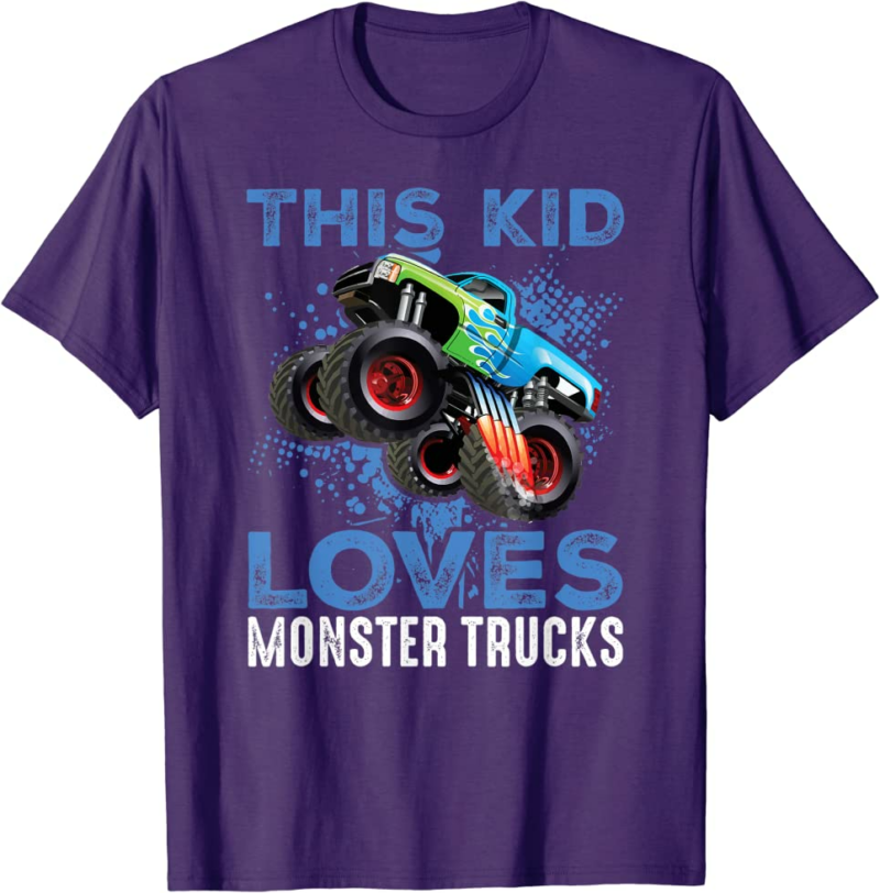 Monster Trucks Are My Jam For Boy T-Shirt