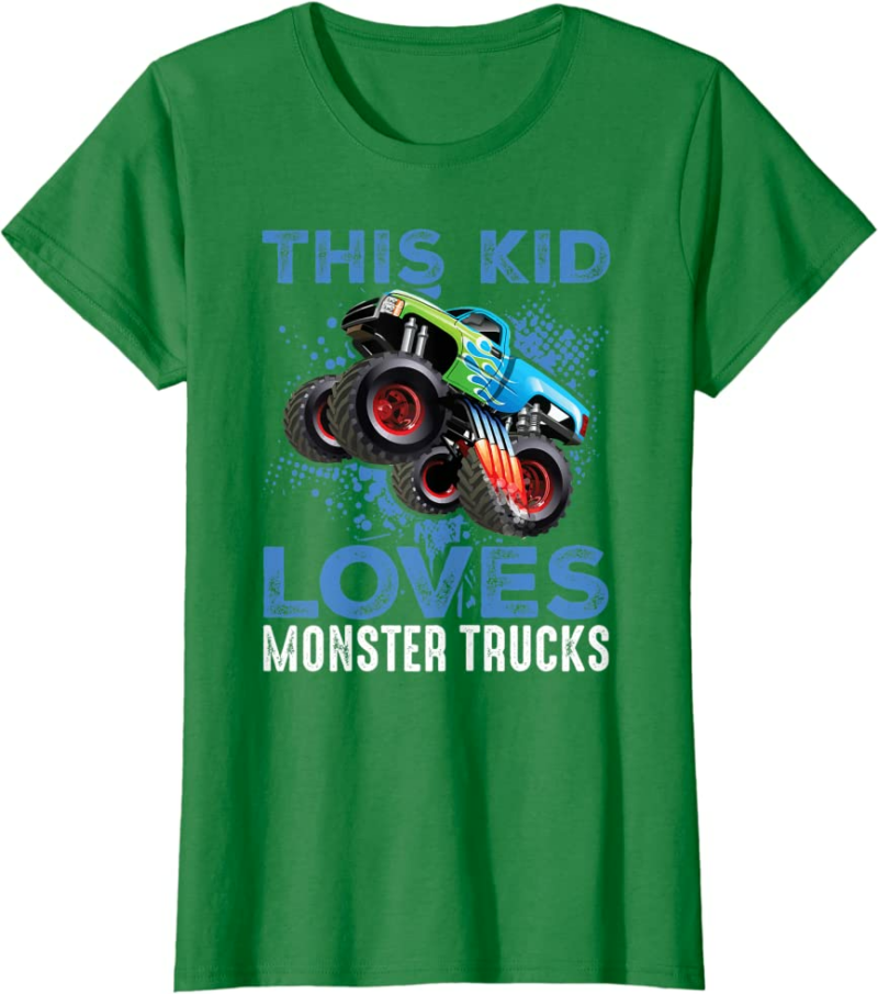 Monster Trucks Are My Jam For Boy T-Shirt