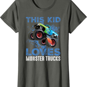 Monster Trucks Are My Jam For Boy T-Shirt