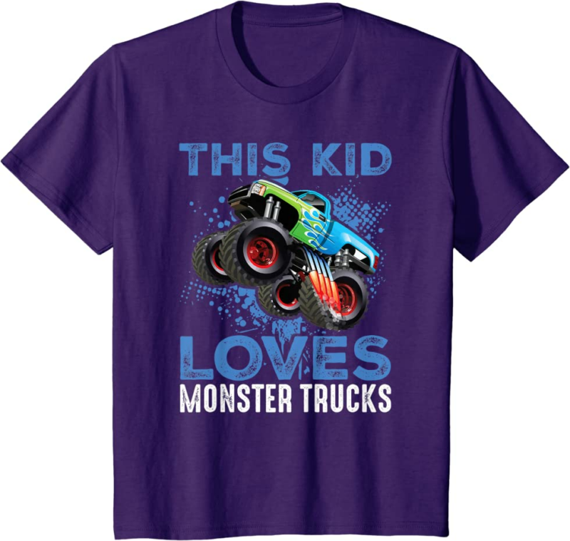 Monster Trucks Are My Jam For Boy T-Shirt