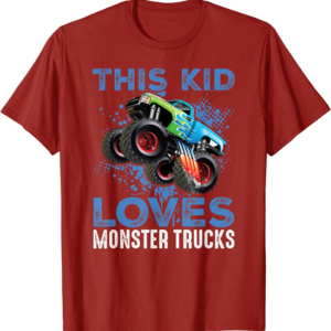 Monster Trucks Are My Jam For Boy T-Shirt