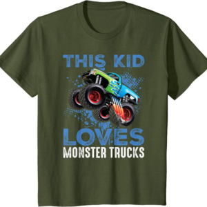 Monster Trucks Are My Jam For Boy T-Shirt